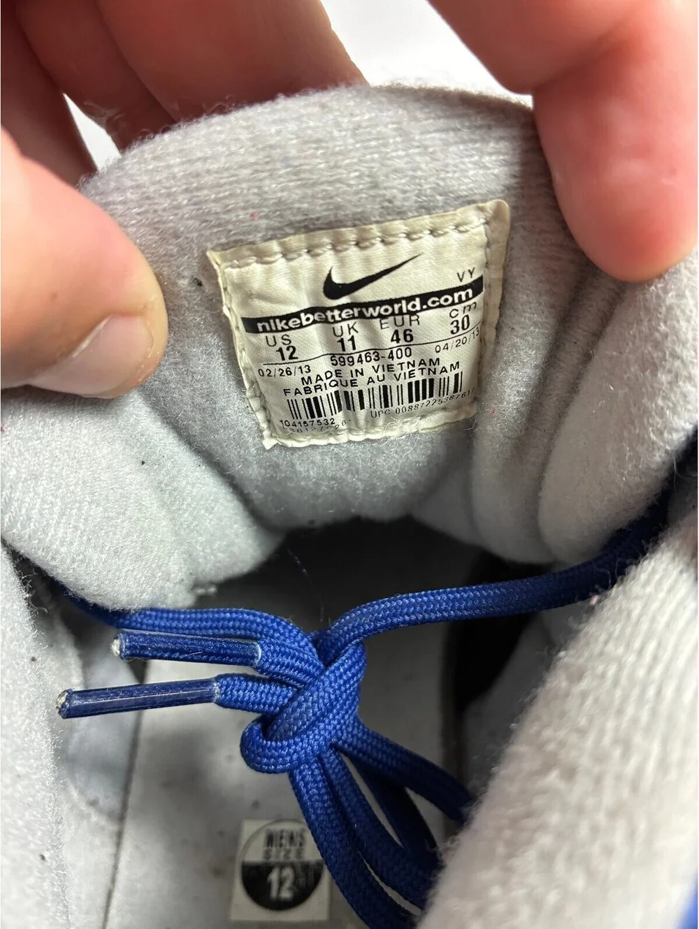 Size 12 - Nike Air Way Up 'Deep Royal Blue Camo'